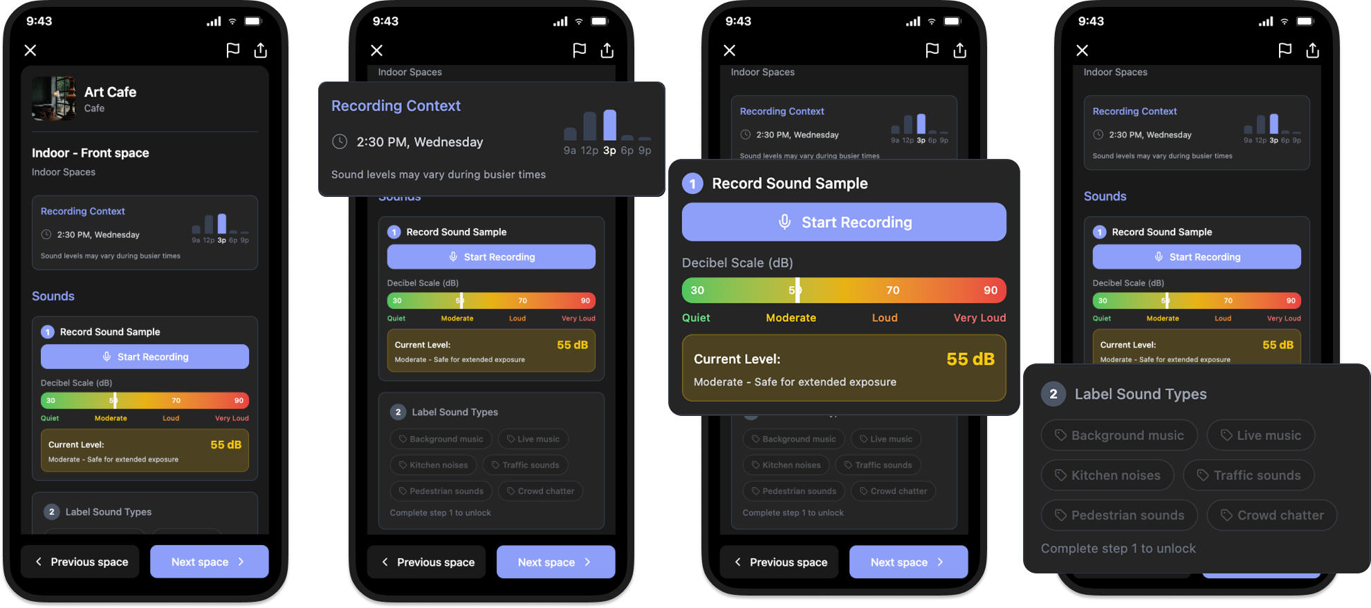 Sound data input redesign
